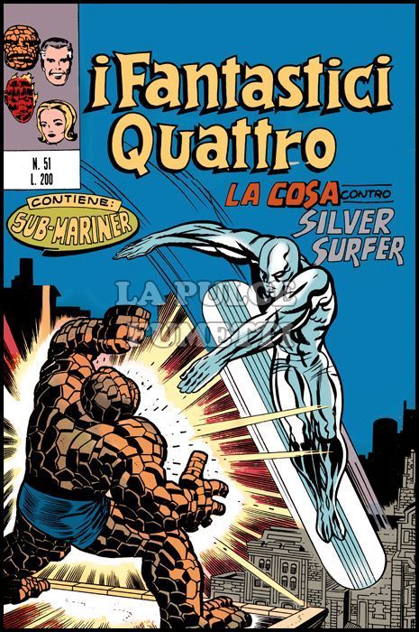 FANTASTICI QUATTRO #    51: LA COSA CONTRO SILVER SURFER